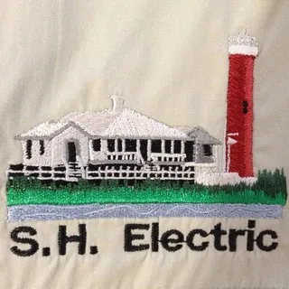 S H Electric logo