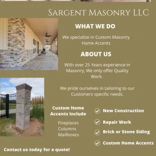 Sargent Masonry LLC logo