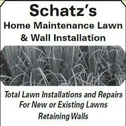 Schatz Lawn and Wall logo