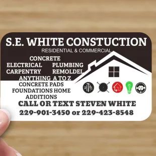 S.E. White Construction logo