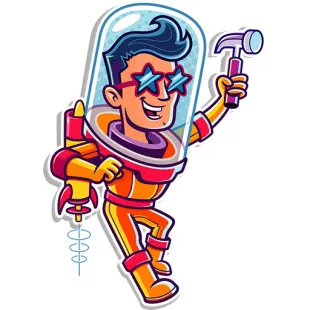 SpaceStars Deck Builders logo