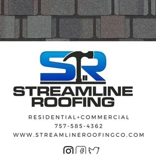 Streamline Roofing logo