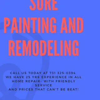 Sure Painting & Remodeling logo