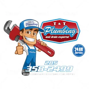 T & T Plumbing logo