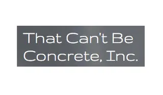 That Can't Be Concrete, Inc. logo