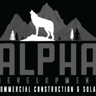 The Alpha Development logo