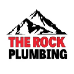 The rock plumbing logo