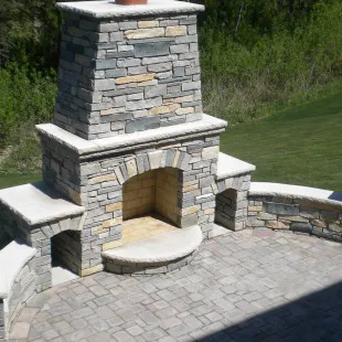 Trademark masonry & construction logo
