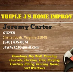 Triple J's Home Improvement logo