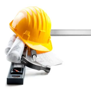 W & S Construction logo
