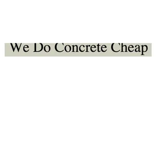 We Do Concrete Cheap logo