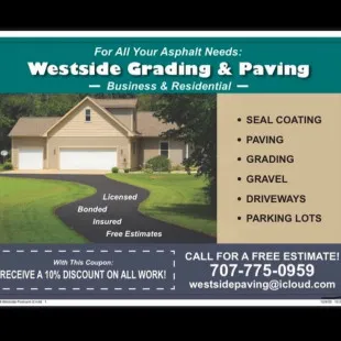 Westside grading and paving logo