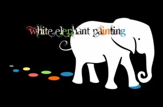 White Elephant Painting logo