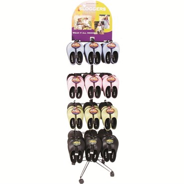 Sloggers Footwear Display Rack Black Empty