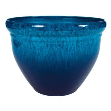 HC 20" Pizzazz Planter Admiral Blue Drip