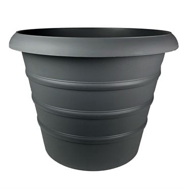 HC 12" Marina Planter Warm Gray