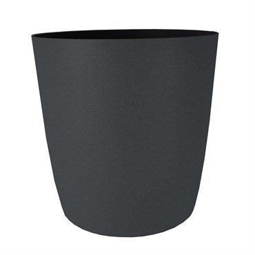 HC 12" Santa Fe Round Planter Black Sand