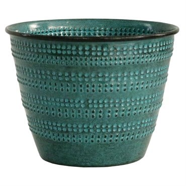 Robert Allen 6" Cobblestone Planter Seafoam
