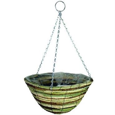 WSP 14" Mountain Leaves Hanging Basket