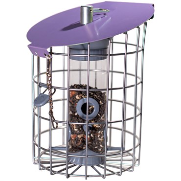 WSP Nuttery Roundhaus Seed Feeder Aubergine