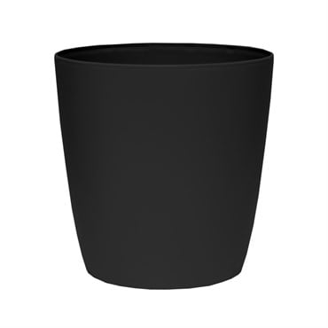 HC 16" Aria Round Planter Black