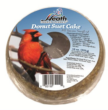 Heath 18oz High Energy Donut Wreath Suet Cake