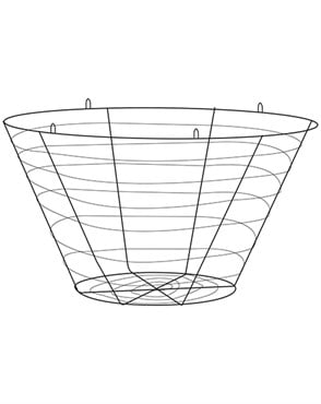 Midwest Wire Works 24" Grow Basket 4 Hooks