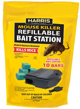 Harris 10pk Mouse Bars w/ Refill Station