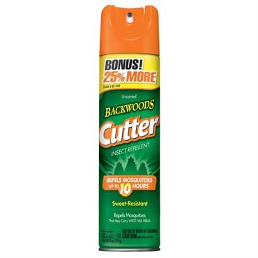 Cutter 7.5oz Backwoods 25%Deet Unscented Aero Insect Repel