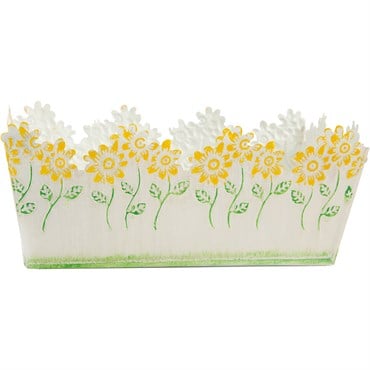 VCS 10" Sunflower Rectangle Planter