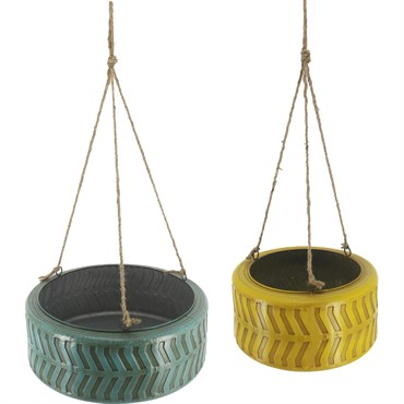 VCS 2pc Tire Swing Planters 15/12