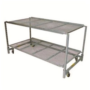 VRE 2 Level Bench 36"x72" W/ Adjustable Shelves VRCTBENCH36