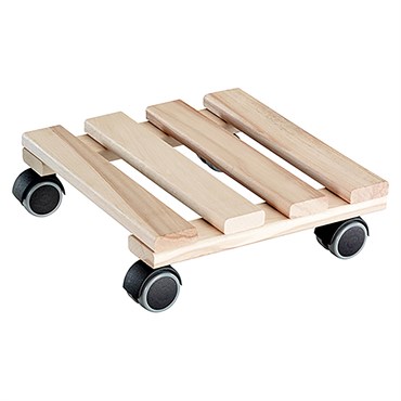 Wagner WPC Small Square Wooden Pallet Plant Caddy