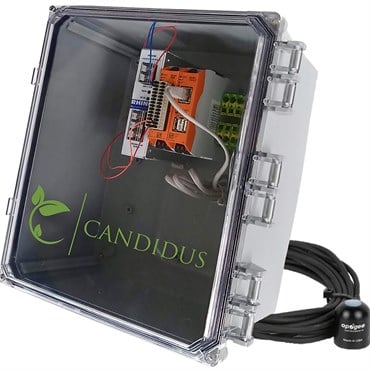 Candidus Adaptive Lighting Control, (x) Apogee PAR sensors, HPS and non dimmable LED lights, (n) zones