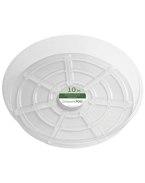 Crescent 10" Heavy Duty Clear Saucer