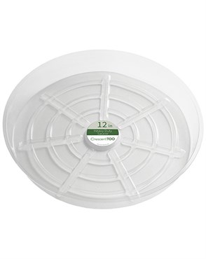 Crescent 12" Heavy Duty Clear Saucer