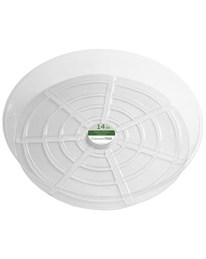 Crescent 14" Heavy Duty Clear Saucer
