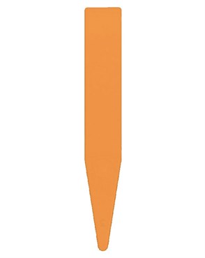 DPI 1000/4" Molded Plastic Labels Orange