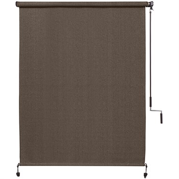 Coolaroo 4'x6' Exterior Roll Shade Mocha 90% Shade