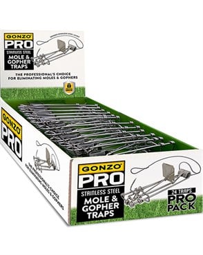 GONZO Wire Mole & Gopher Trap Bulk SS