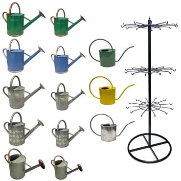 Gardener Select 69pc Watering Can Display Mixed Styles