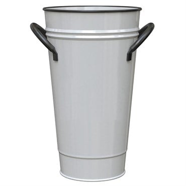 Panacea 9" Milkhouse Vase White