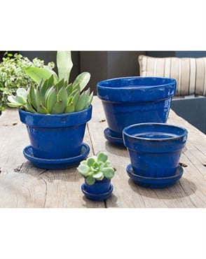 Verandah 5.5x4.5 Standard with Saucer Blue