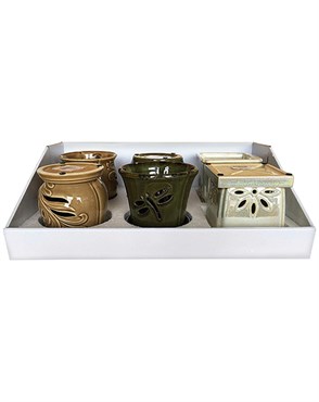 Southern Patio 6pc Orchid Pot Mixed Color Assortment