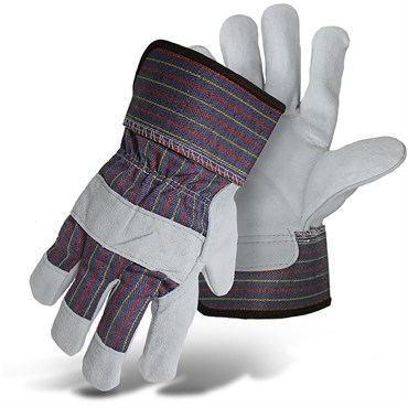 BOSS Large Striped Split Leather Palm