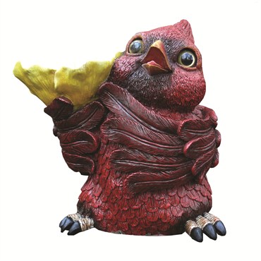 MCarr Red Bird W/ Flower