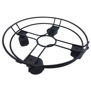 Wagner WPC 11.8 Diam Round Wire Caddy Black
