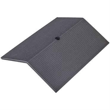 Birds Choice Roof Tray Topper with Flange Recycled Plastic Black