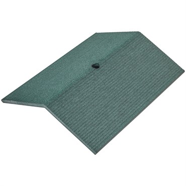 Birds Choice Roof Tray Topper with Flange Recycled Plastic Green