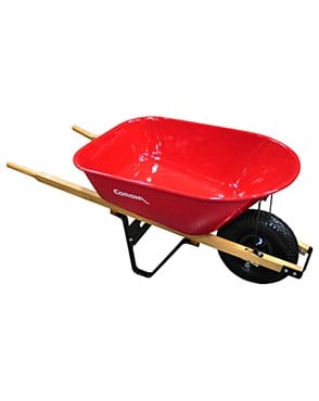 Corona 6cf Steel Wheelbarrow with Flat Free Tire